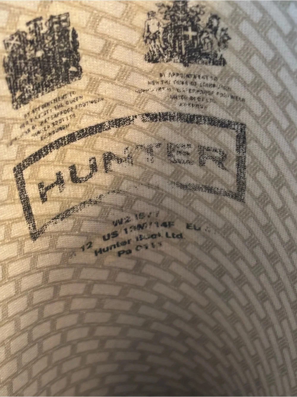 Hunter Navy Matte Tall Rain Boots with Logo